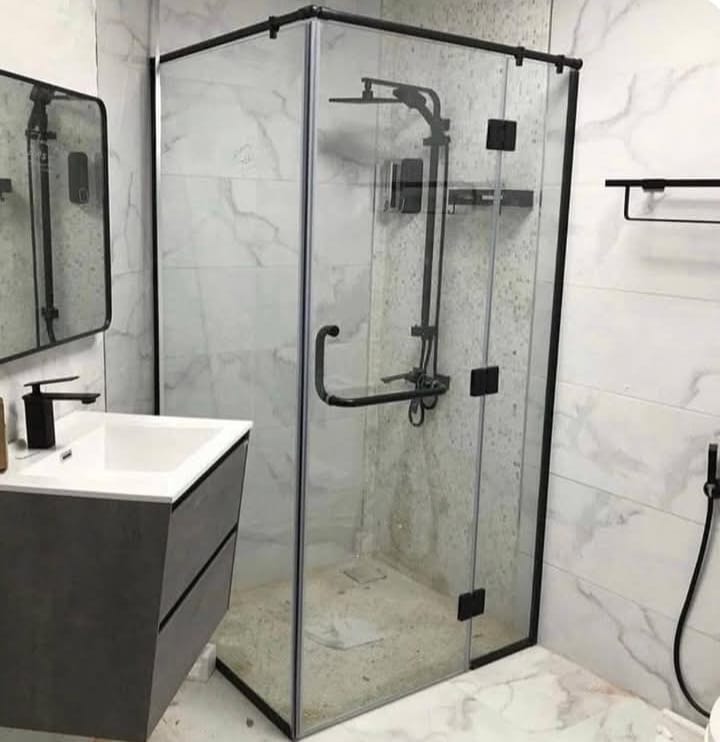 من أعمالنا في تركيب كبائن الاستحمام والشاورات الزجاجية - صورة 3