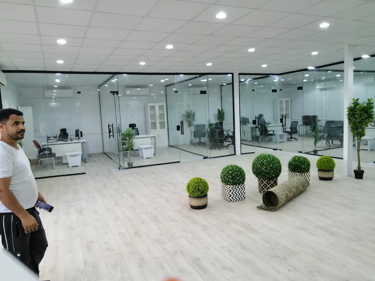 من أعمالنا في تصميم وتركيب الواجهات الزجاجية الاستركشر - صورة 9